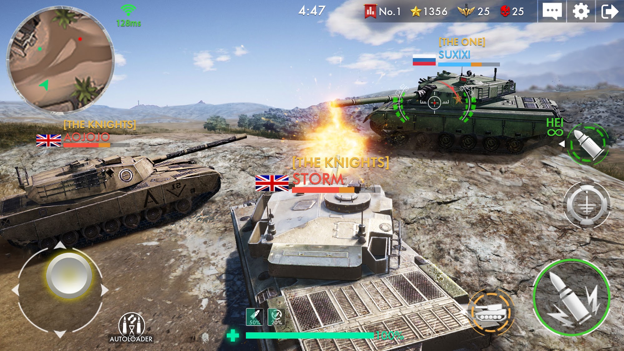 Full version of Android apk app Tank Warfare: PvP Battle Game for tablet and phone.