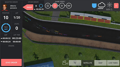 Full version of Android apk app Team order: Racing manager for tablet and phone.