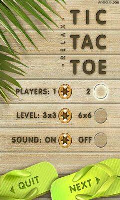 Full version of Android Board game apk Tic Tac Toe for tablet and phone.