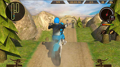 Full version of Android apk app Trial xtreme dirt bike racing: Motocross madness for tablet and phone.