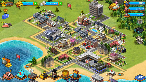 Full version of Android apk app Tropical paradise: Town island. City building sim for tablet and phone.