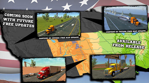 Full version of Android apk app Truck simulator America for tablet and phone.
