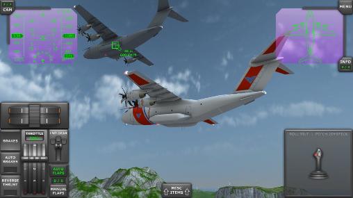 Full version of Android apk app Turboprop flight simulator 3D for tablet and phone.