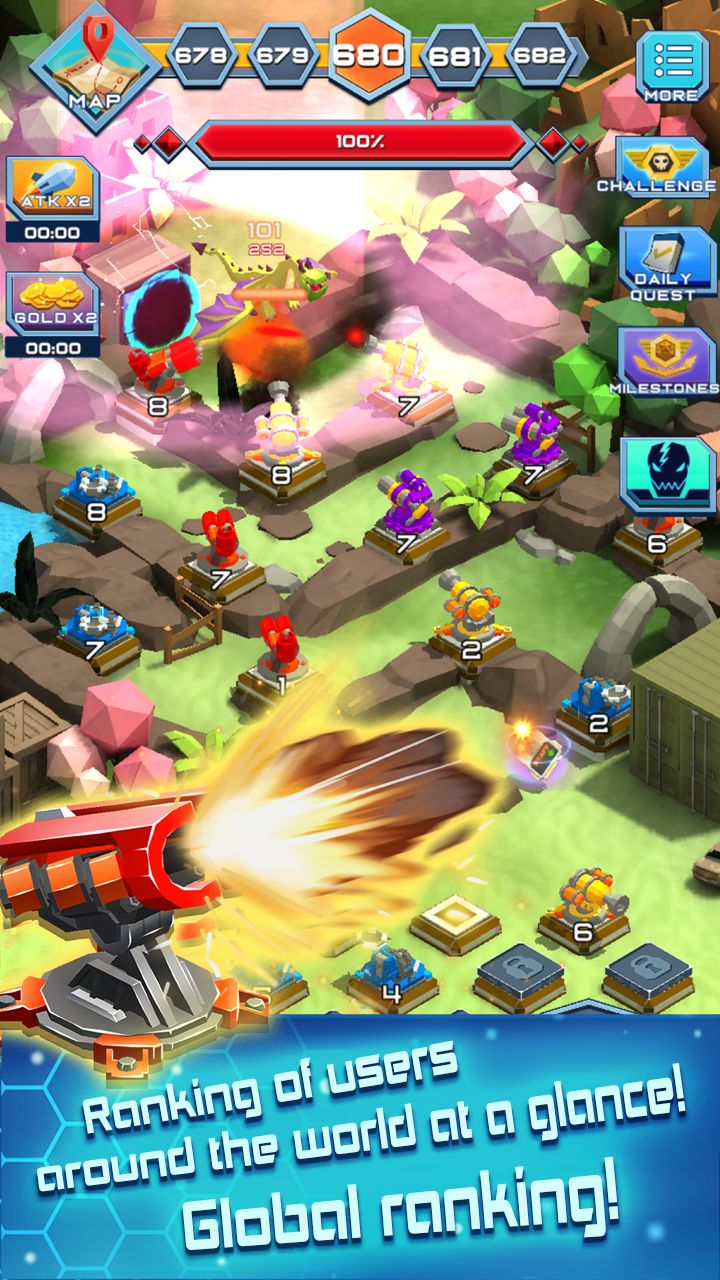 Full version of Android apk app Turret Merge Defense for tablet and phone.