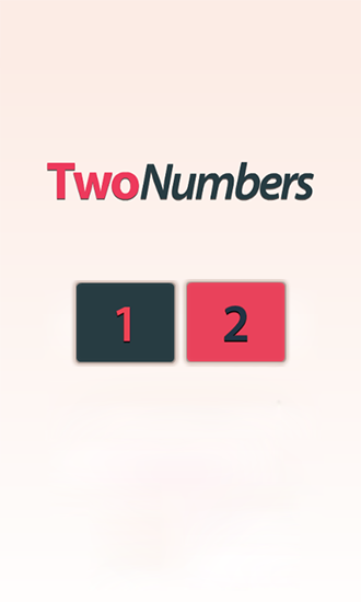 Download Two numbers Android free game.