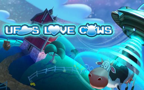Download UFOs love cows Android free game.
