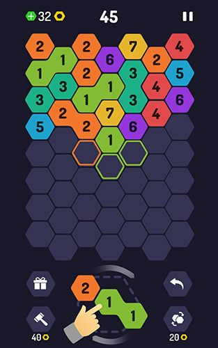 Full version of Android apk app Up 9: Hexa puzzle! Merge numbers to get 9 for tablet and phone.
