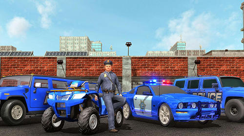 Full version of Android apk app US police Hummer car quad bike transport for tablet and phone.