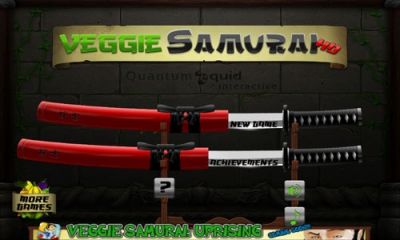 Full version of Android Arcade game apk Veggie Samurai for tablet and phone.