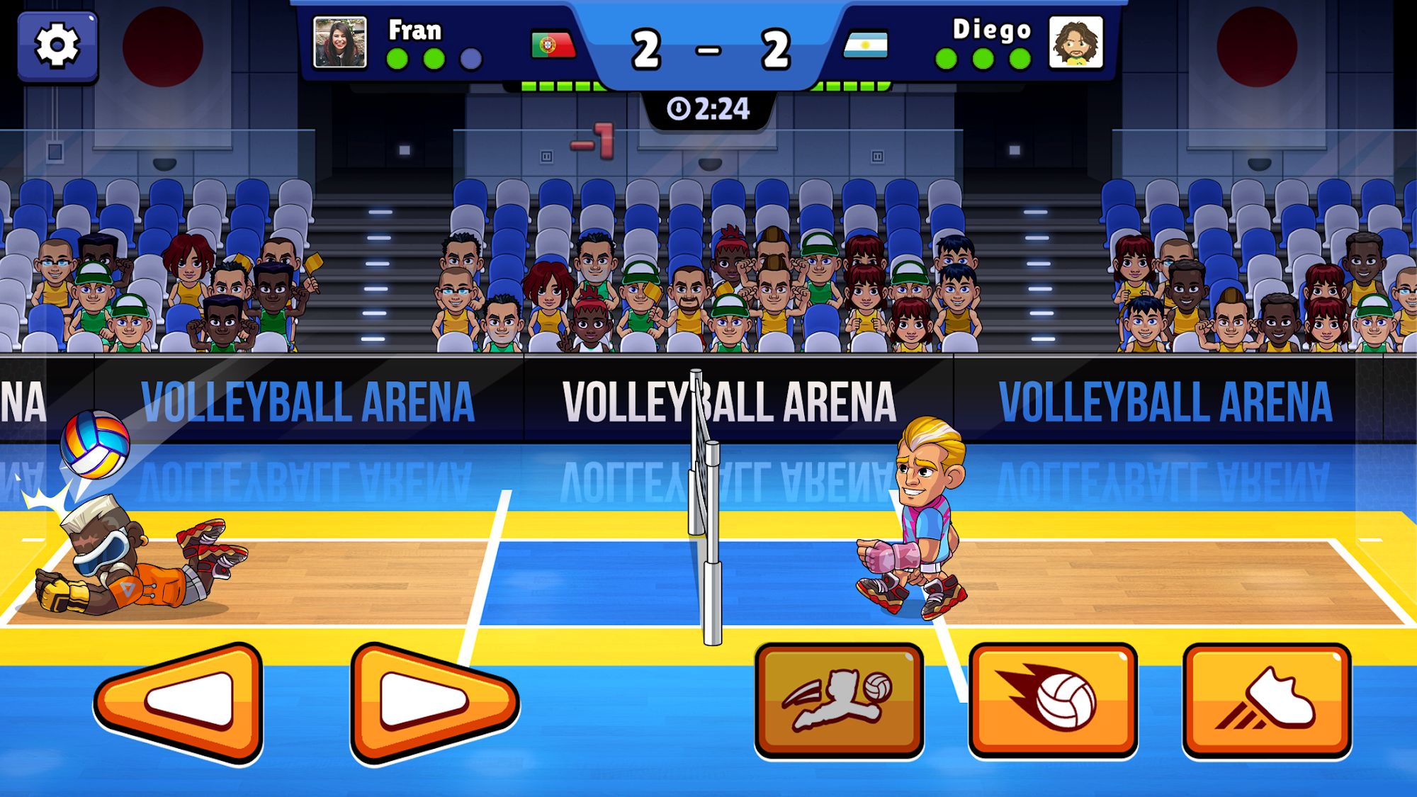 Full version of Android apk app Volleyball Arena for tablet and phone.