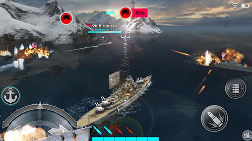 Full version of Android apk app Warship fury: World of warships for tablet and phone.