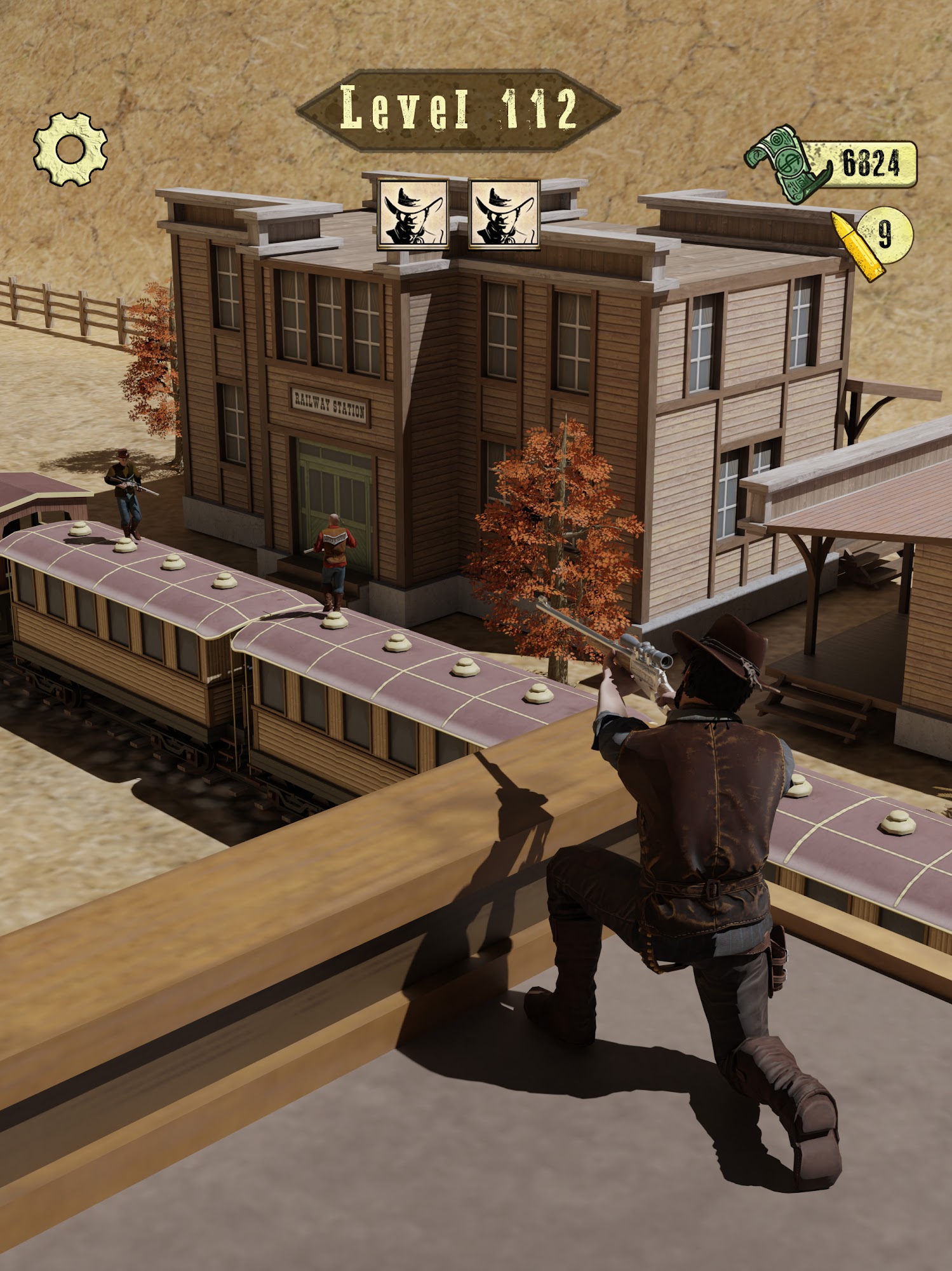 Full version of Android apk app Wild West Sniper: Cowboy War for tablet and phone.