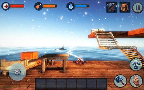 Full version of Android apk app Winter survival on raft 3D for tablet and phone.