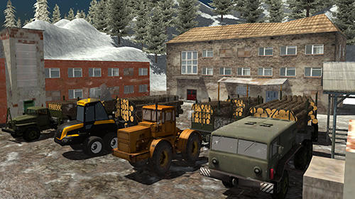 Full version of Android apk app Winter timber truck simulator for tablet and phone.