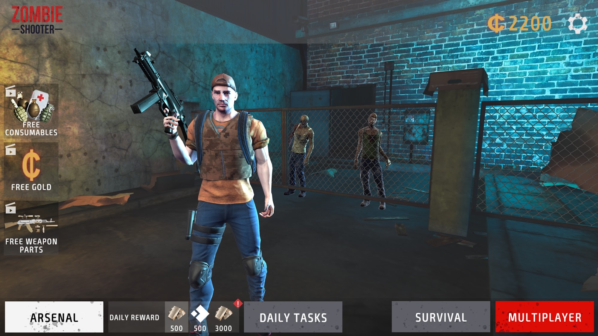Full version of Android apk app Zombie Shooter - fps games for tablet and phone.