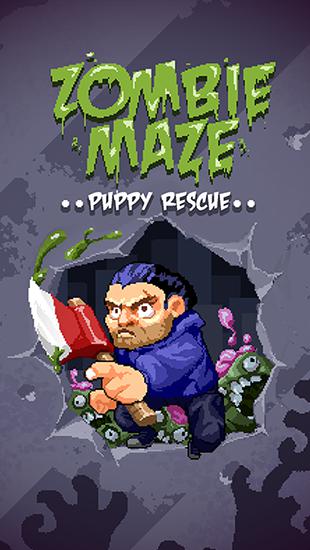 Full version of Android Pixel art game apk Zombie maze: Puppy rescue for tablet and phone.