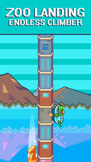 Download Zoo landing: Endless climber Android free game.