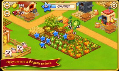 Gameplay of the Farm Town (Hay day) for Android phone or tablet.