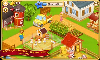 Farm Town (Hay day) - Android game screenshots.