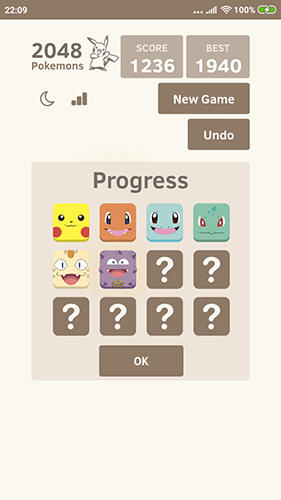 Gameplay of the 2048 Pokemons for Android phone or tablet.