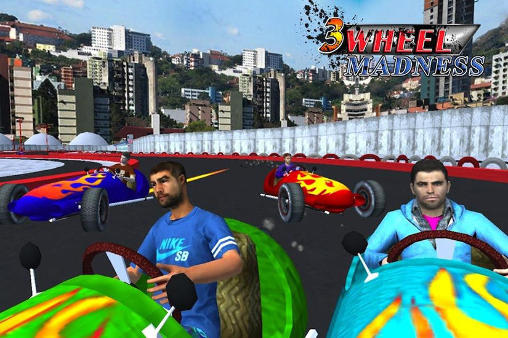 Download 3 wheel madness. 3D Car race Android free game.