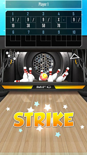 Gameplay of the 3D Bowling champion plus for Android phone or tablet.