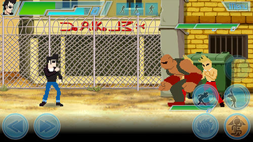 Gameplay of the 8 bit fighters for Android phone or tablet.