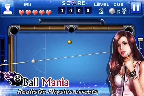 Full version of Android apk app 8 ball mania for tablet and phone.