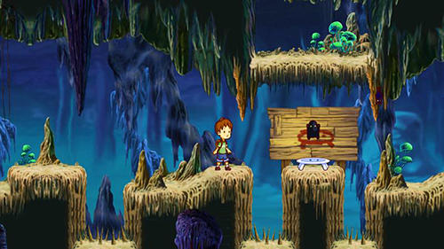 Gameplay of the A boy and his blob for Android phone or tablet.