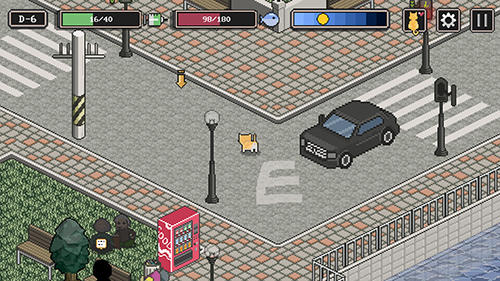 Gameplay of the A street cat's tale for Android phone or tablet.