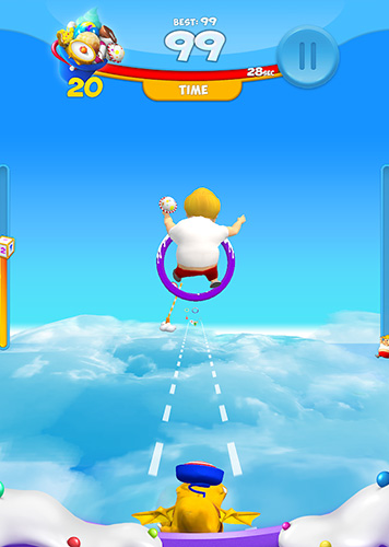 Gameplay of the Above the clouds for Android phone or tablet.