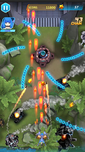Gameplay of the Ace pilot gir: Final battle for Android phone or tablet.