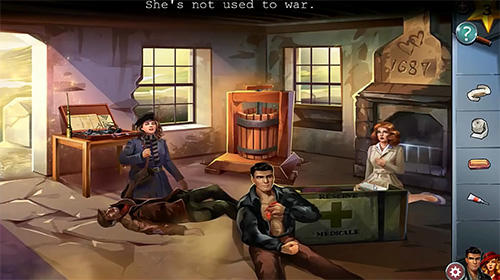 Gameplay of the Adventure escape: Allied spies for Android phone or tablet.