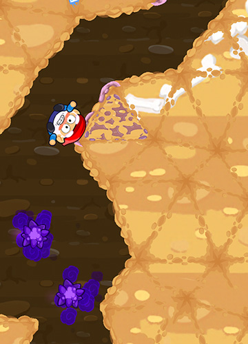 Gameplay of the Adventure gnome: Crazy puzzle miner for Android phone or tablet.