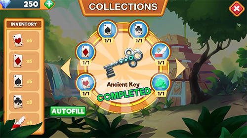 Gameplay of the Adventure hearts: An interstellar card game saga for Android phone or tablet.