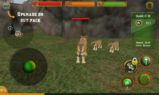 Full version of Android apk app Adventures of wild tiger for tablet and phone.