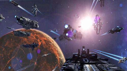 Gameplay of the Aeon wars: Galactic conquest for Android phone or tablet.