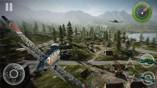 Gameplay of the Air combat: War thunder for Android phone or tablet.