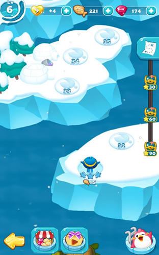 Gameplay of the Air penguin 2 for Android phone or tablet.