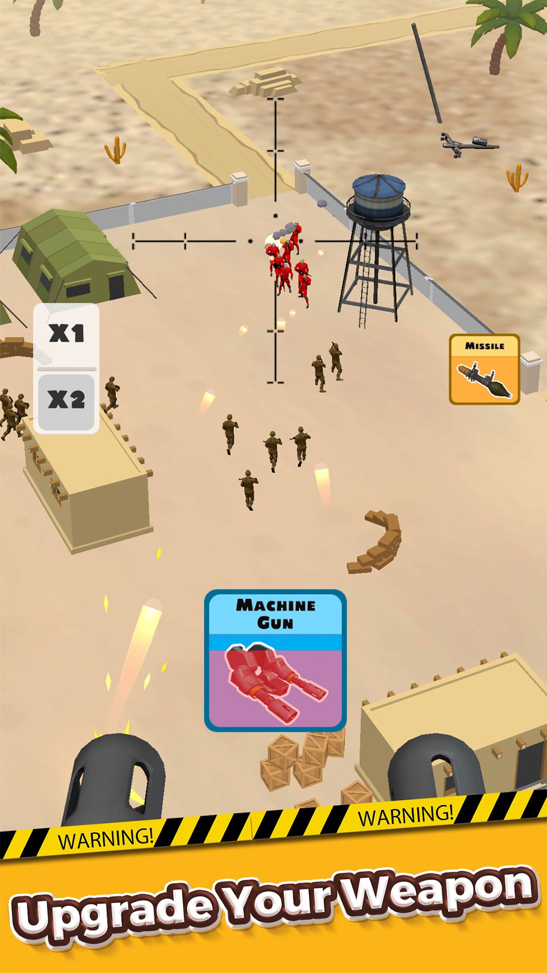 Gameplay of the Air Support Shooting 3D for Android phone or tablet.