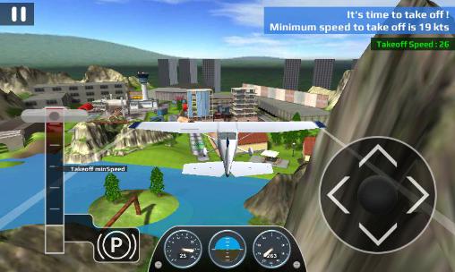 Full version of Android apk app Airplane flight simulator RC for tablet and phone.