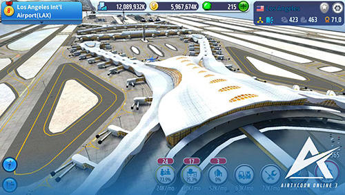 Gameplay of the Airtycoon online 3 for Android phone or tablet.