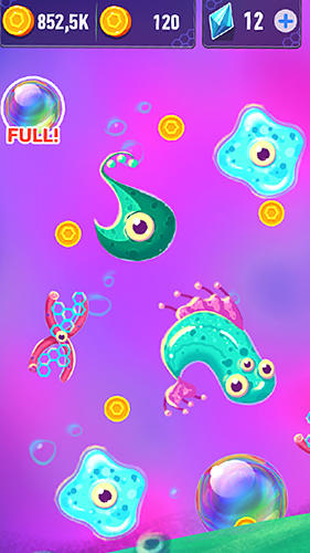 Gameplay of the Alien evolution clicker: Species evolving for Android phone or tablet.
