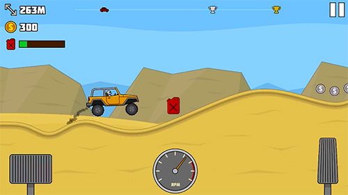 Gameplay of the All terrain: Hill climb for Android phone or tablet.