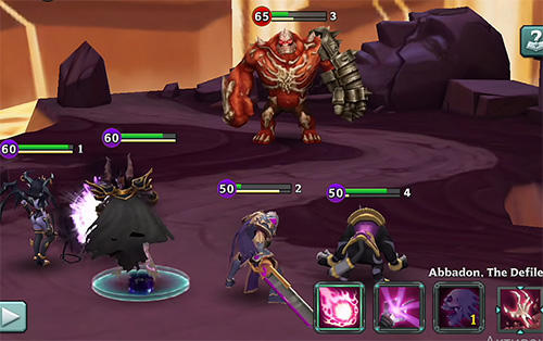 Gameplay of the Alliance: Heroes of the spire for Android phone or tablet.