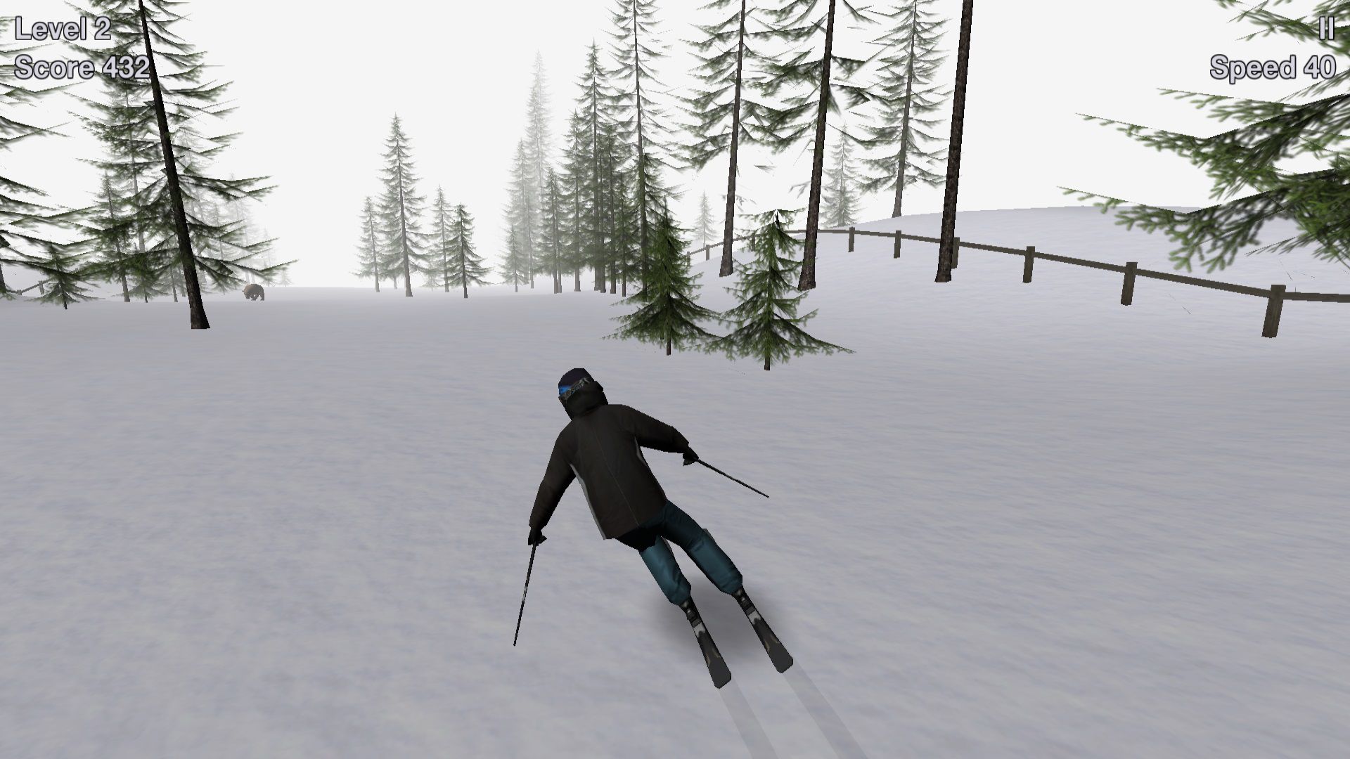 Gameplay of the Alpine Ski 3 for Android phone or tablet.