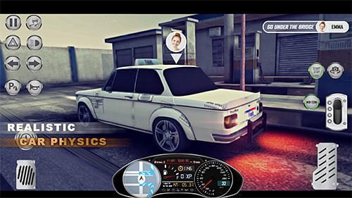 Gameplay of the Amazing taxi city 1976 V2 for Android phone or tablet.