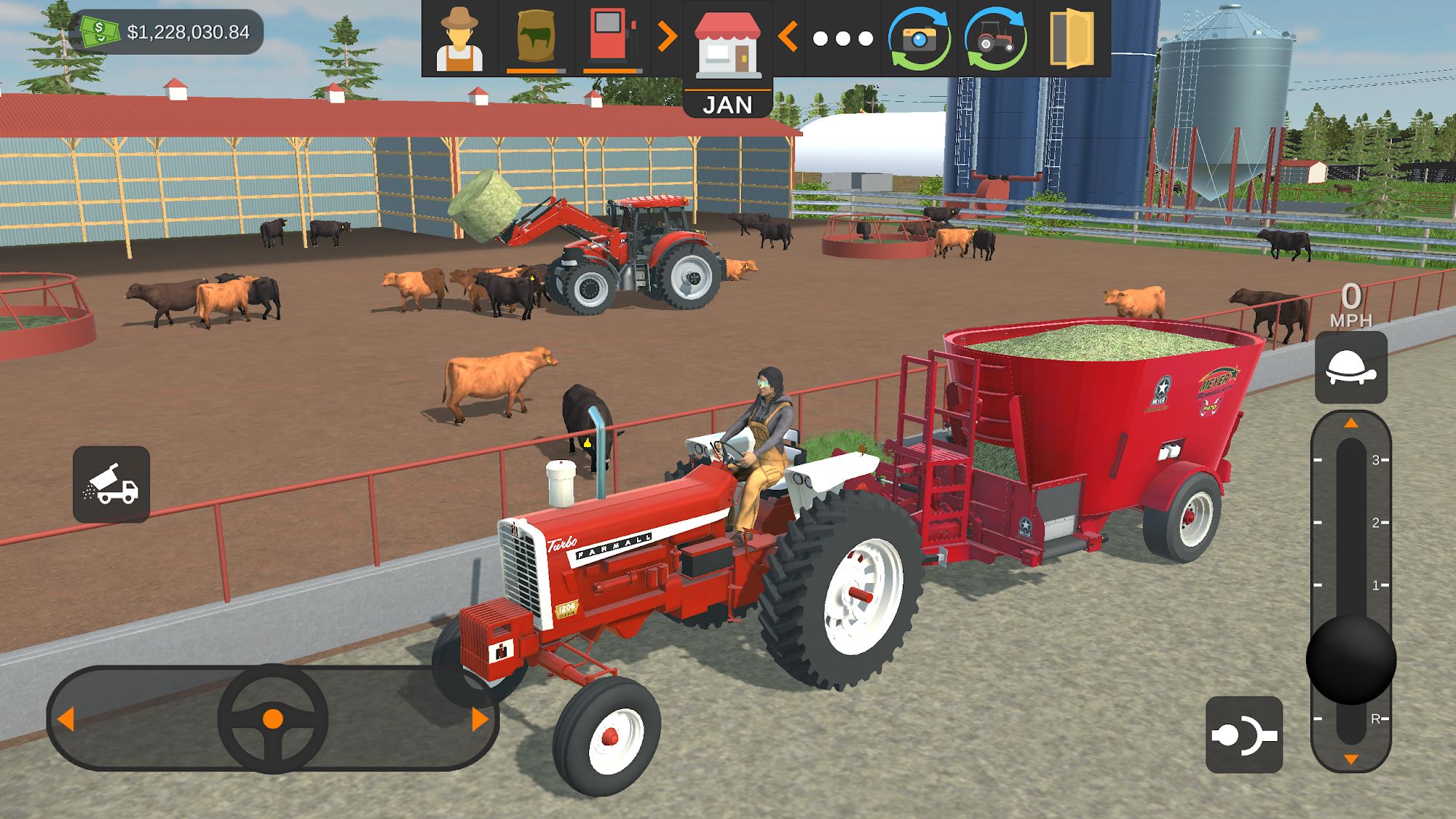 Gameplay of the American Farming for Android phone or tablet.