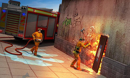 Gameplay of the American firefighter 2017 for Android phone or tablet.