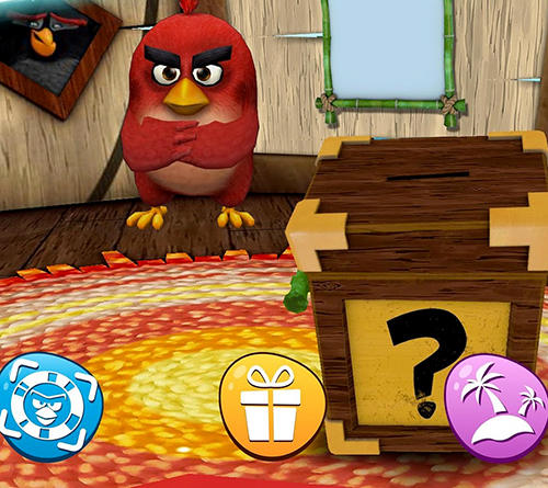 Gameplay of the Angry birds explore for Android phone or tablet.